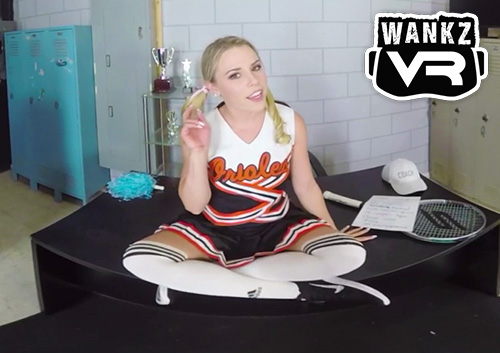 Aubrey Sinclair cute teen cheerleader